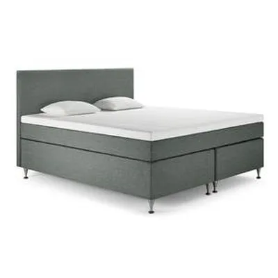 TEMPUR DUAL Continental rúm með yfirdýnu 180x200cm miðlungs stíft grænt