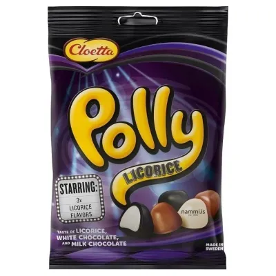 Cloetta Polly Liquorice 130gr.