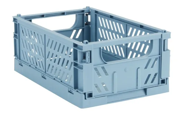 MILAS karfa blá 16x25x10 cm samanbrjótanleg