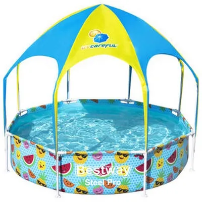 Bestway Steel Pro UV Careful Above Ground Pool fyrir krakka 244x51 cm