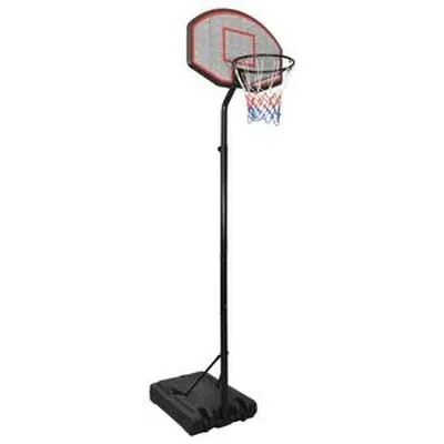vidaXL Körfuboltastandur Svartur 282-352cm Pólýeten