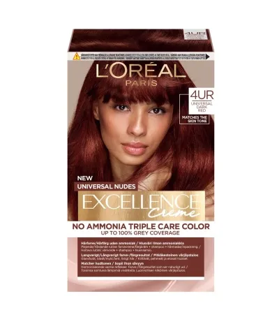 L'ORÉAL Excellence Universal Nude 4UR Dark Red