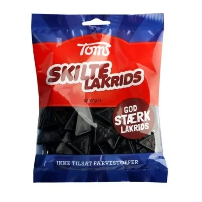 Toms Pingvin Skilte Lakrids / 110 gr.