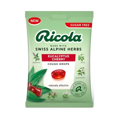 Ricola Eucalyptus Cherry Sykurl. 70gr