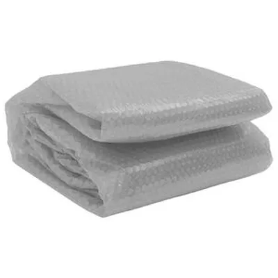 vidaXL Fljótandi PE Sólarfilma f. Sundlaug 381 cm Grá