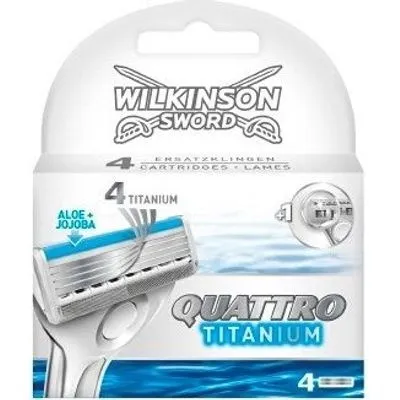 Wilkinson Quattro Titanium rakvélablöð 4stk
