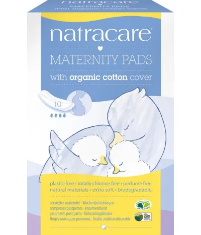 NATRACARE Dömubindi fyrir Nýbakaðar Mæður 10stk