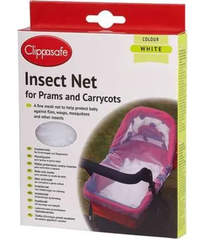 Clippasafe Flugnanet Fyrir Vagn Svart Lítið