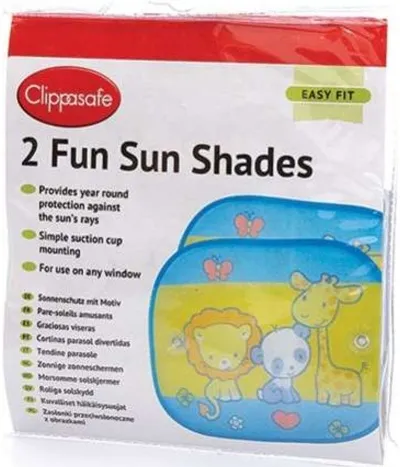 Clippasafe Sólgardínur Með Myndum 2stk