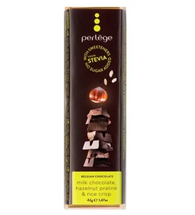 Perlege Crispy mjólkursúkkulaði sykurlaust 45gr