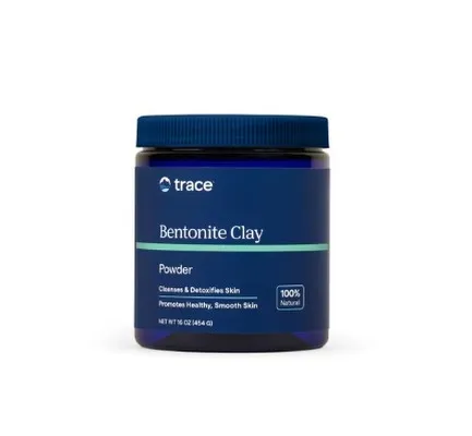 Trace Minerals Bentonite Clay andlitsmaski 454gr