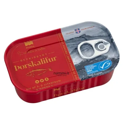Beechwood Smoked - Cod liver / Beykireykt þorsklifur (120 gr.)