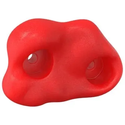 vidaXL Klifurveggklemur 2 pcs Rauður 100 x 67 x 43 mm PP