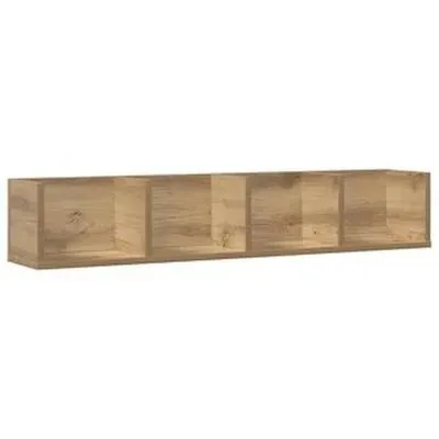vidaXL geisladiskavegghilla Artisan Oak 100x18x18 cm Engineered Wood