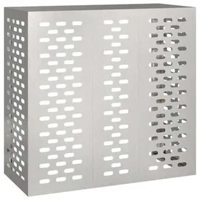 vidaXL Loftkælivörður Silfur 110 x 50 x 105 cm stainless steel