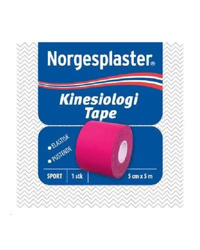 Norgesplaster  Kinesio Tape Bleikt