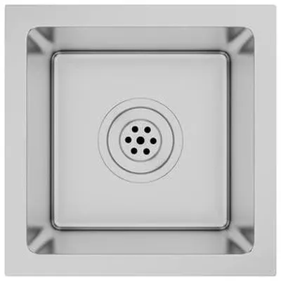 vidaXL Handgerður Eldhúsvaskur Ryðfrítt Stál