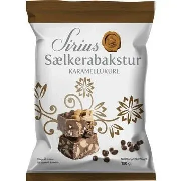 Nóa Karamellukurl / Caramel bits / 150 g.