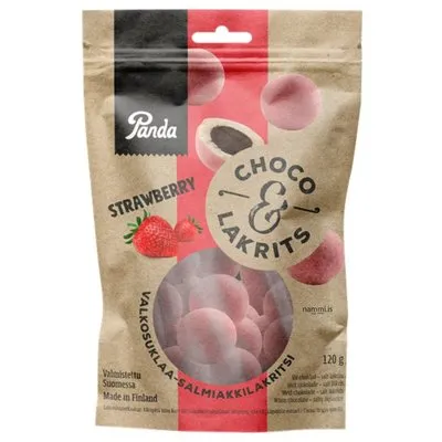 Panda Choco & Lakrits Strawberry (120 gr.)