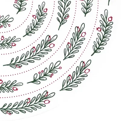 Serv. Christmas tree twigs 33×33(12)