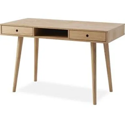 RICHMONT Skrifborð með 2 skúffum fiskibeinamynstur