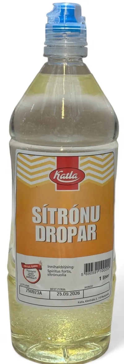 Sítrónudropar 1ltr (10stk/ks)