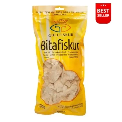 Bitafiskur Cod / Dried Cod Fish bits (200 gr.)