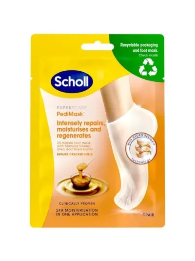 Scholl Manuka Honey Fótamaski 1stk
