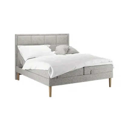 WONDERLAND W6 342, Stillanlegt rúm miðlungs stíft/stíft 180x200cm sandlitað