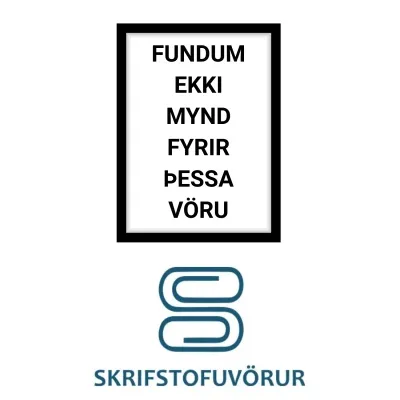 Svart á hvítu - Sterkt lím, 18mm, 8m