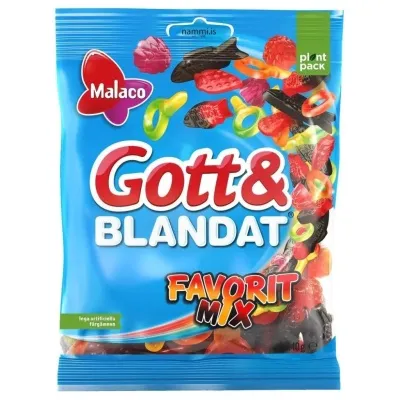 Malaco Gott & Blandat Fav Mix / 140gr.