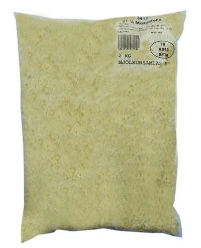 MS Mozzarella 21% rifinn 2 kg/stk