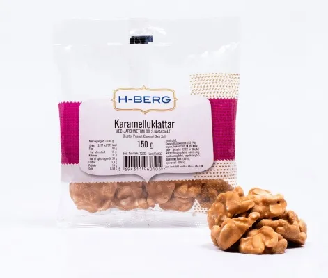 H-Berg Karamellu-klattar 150 gr