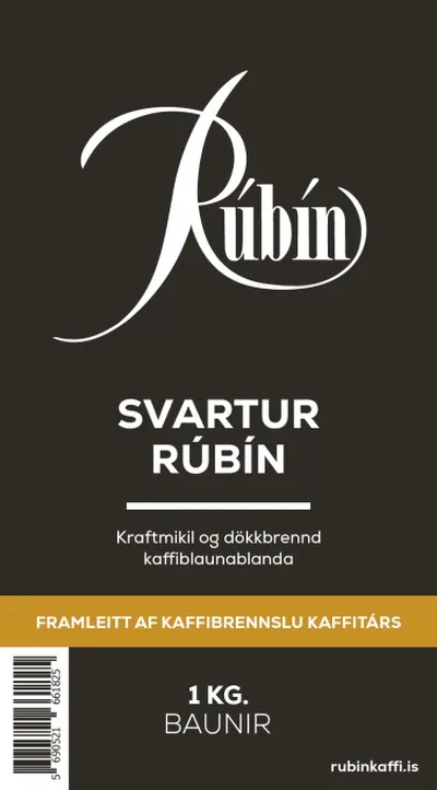 Rúbín Svartur baunir 1kg