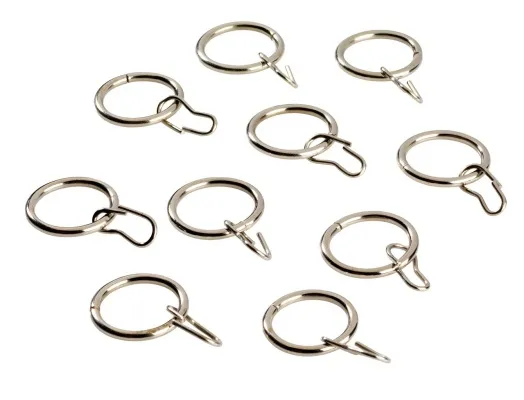 Hringir fyrir stöng 10 stk stál