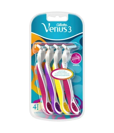 Gillette Venus Einnota Rakvél með Veltihaus 4stk