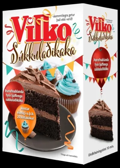 Vilko súkkulaðikaka 500 gr.