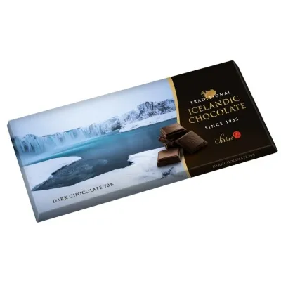70% Dark Chocolate / Traditional Icelandic Chocolate (100 gr.)