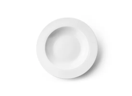 Ibili Djúpur diskur m/kanti 23cm hvítur