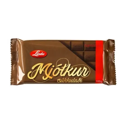 Lindu Mjólkur súkkulaði / Milk Chocolate 100 gr.