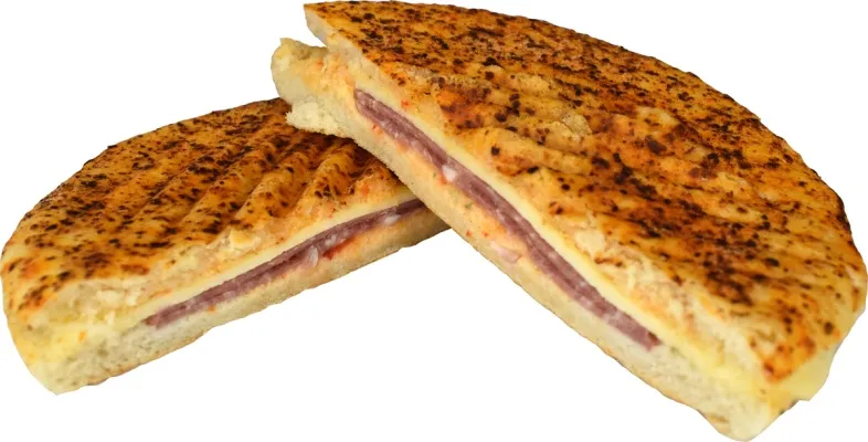 Ítölsk Samloka með skinku, osti og hot sósu 14x200g