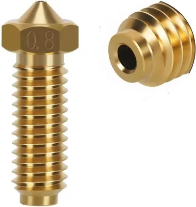 Anycubic Kobra 2 stútur - Eir (brass) 0.8mm