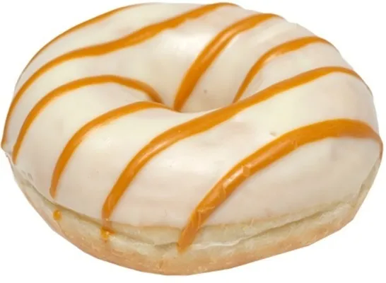 White Donut with Caramel Filling Mantinga