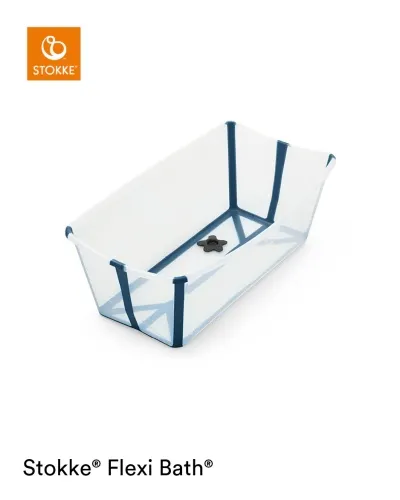 Stokke Flexi Bath - Transparent Blue