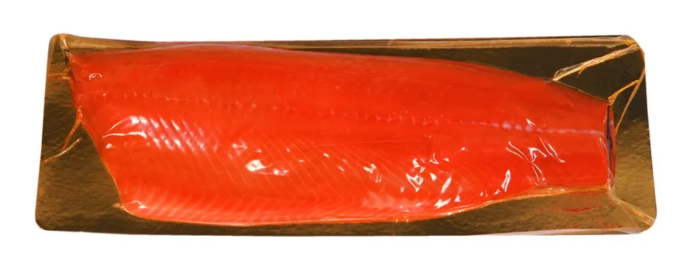 Reyktur lax sneiddur uþb 1kg