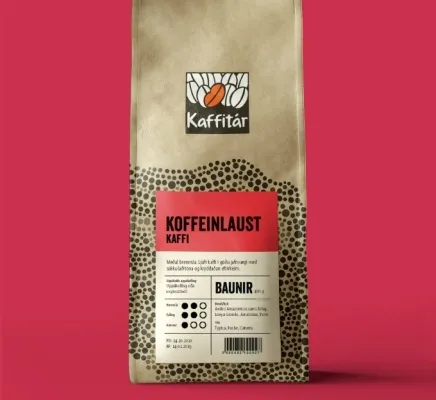 Koffeinlaust 250 gr baunir