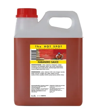 Habanero Sauce 2,5L