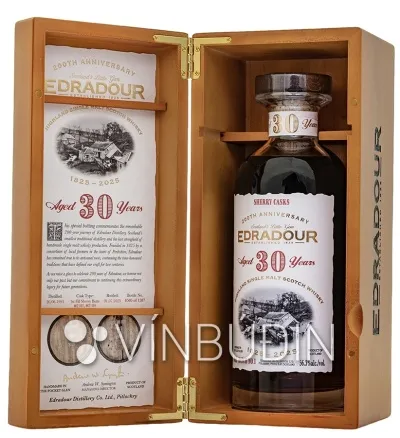 Edradour 30 ára afmælisútgáfa í trékassa