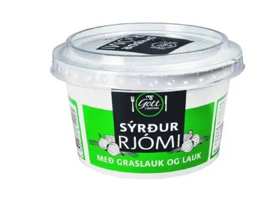Ms sýrður rjómi 180 gr m/graslauk