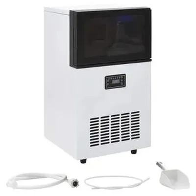 vidaXL Klakavél Svört 45 kg / 24 klst